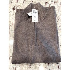 *NEW* Cotton-Cashmere Quarter-Zip Sweater